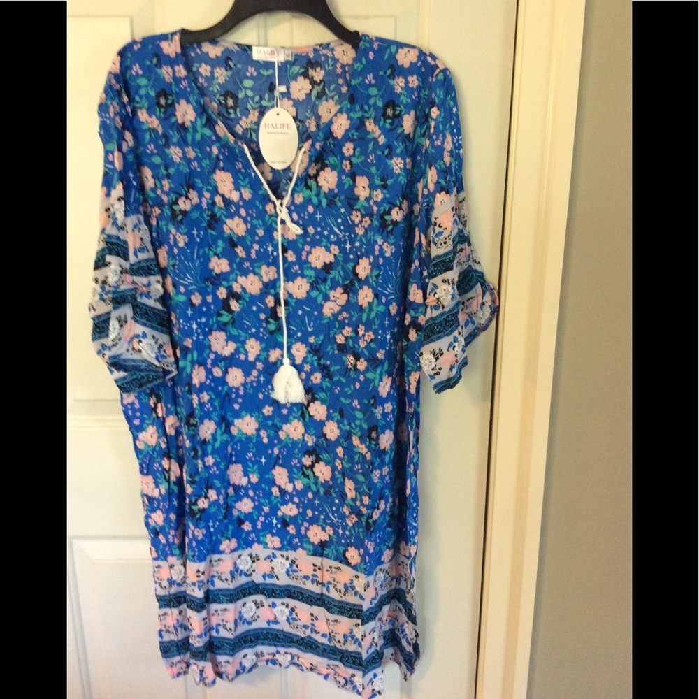 NWOT swim beach coverup / dress